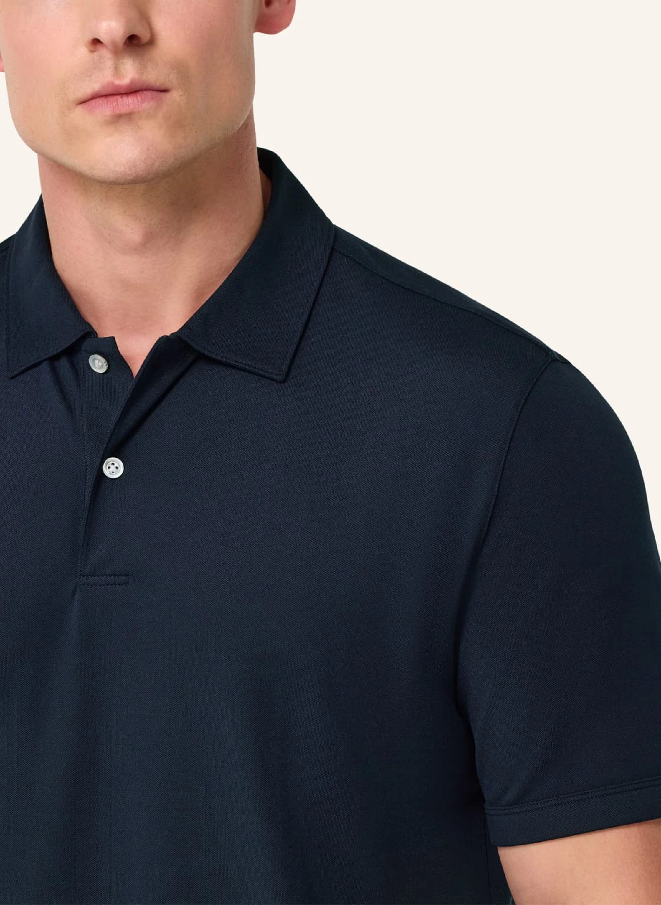 BOGGI MILANO Piqué-Poloshirt