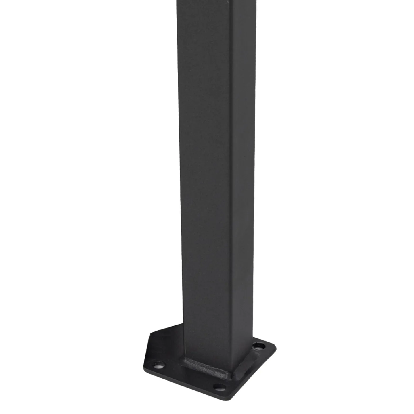 Paravent extérieur rétractable 200 x 500 cm gris anthracite store latéral
