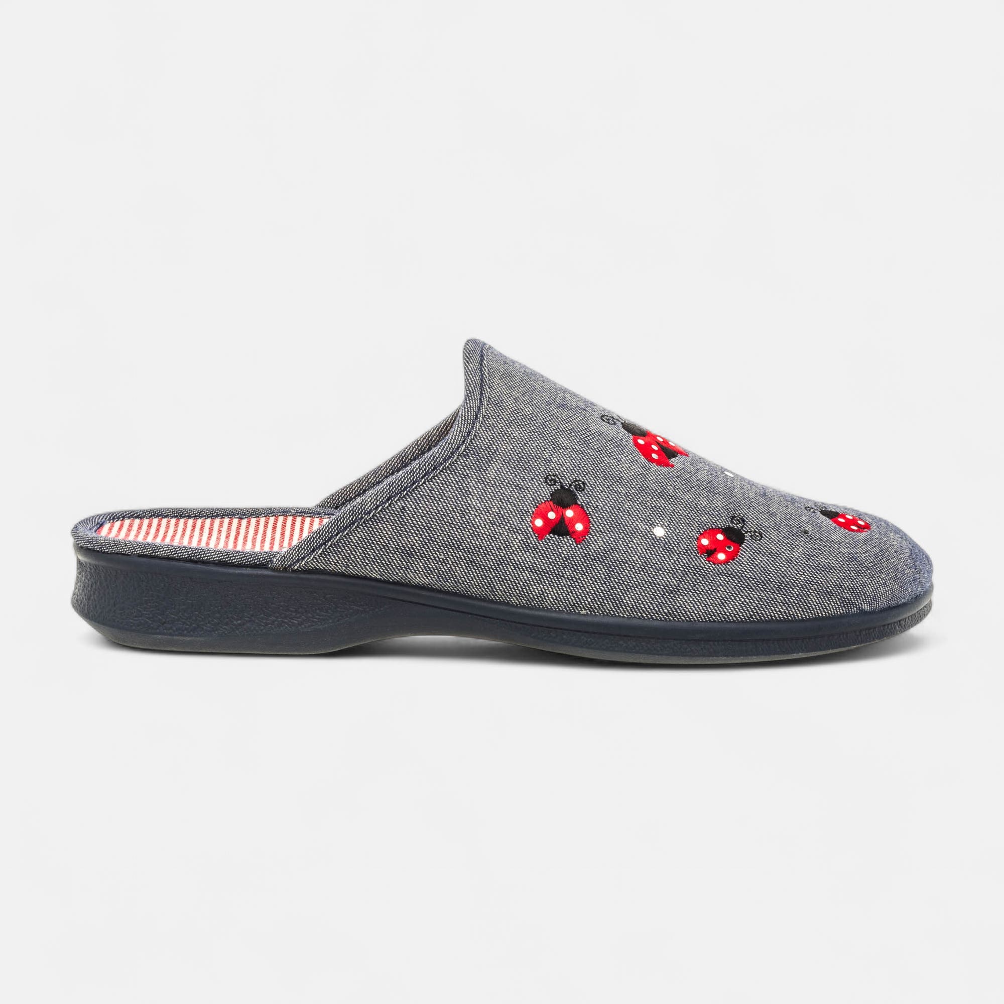 Pantoufles mules Femme bleu marine