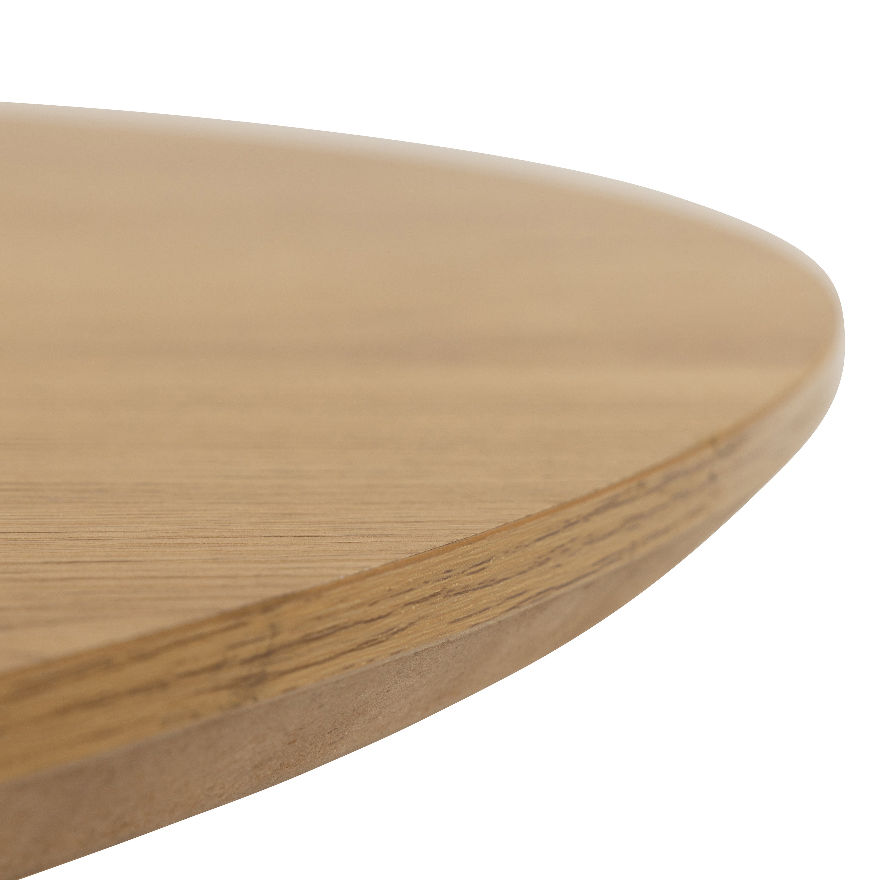 by fonQ Column Eettafel - Ã 120 cm - Eiken