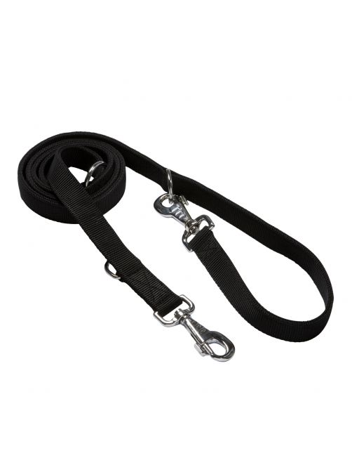Adori Traininglijn Nylon Zwart - Hondenriem