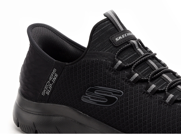 Skechers basses homme slipinsummit 232457 noir