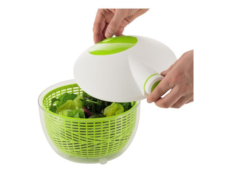 Kuhn Rikon Salatschleuder 21 cm, Grün/Weiss Salatschleuder