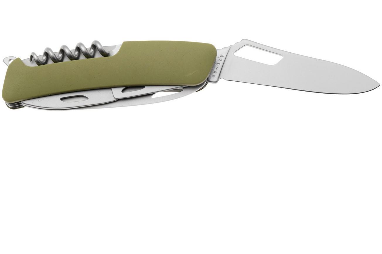 Swiza SH05 R AM, KSH.0056.1050, Olive, Zwitsers zakmes, 7 tools