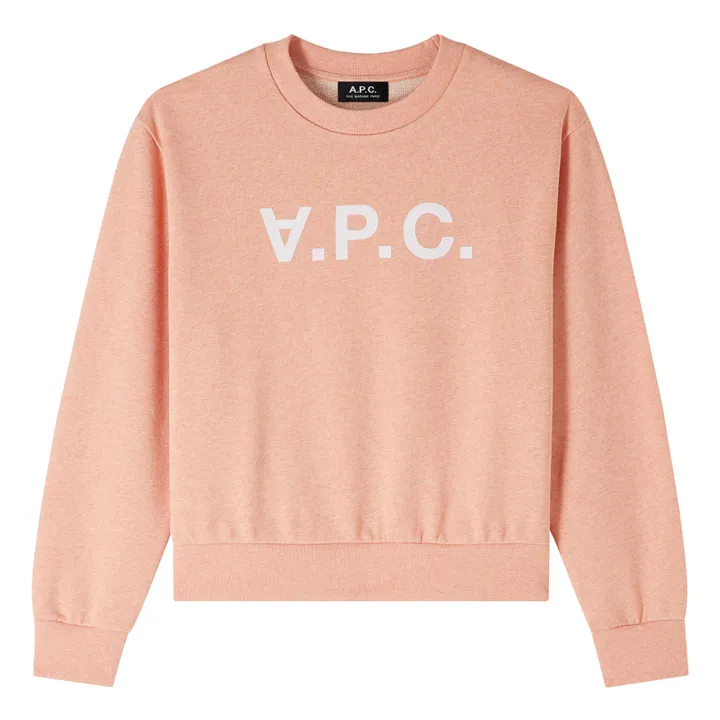 A.P.C. Sweat Elisa Coton Bio | Rose pêche