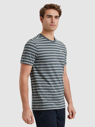 Vanguard T-Shirt Jersey Melange Blauw VTSS2504534-9076 kopen