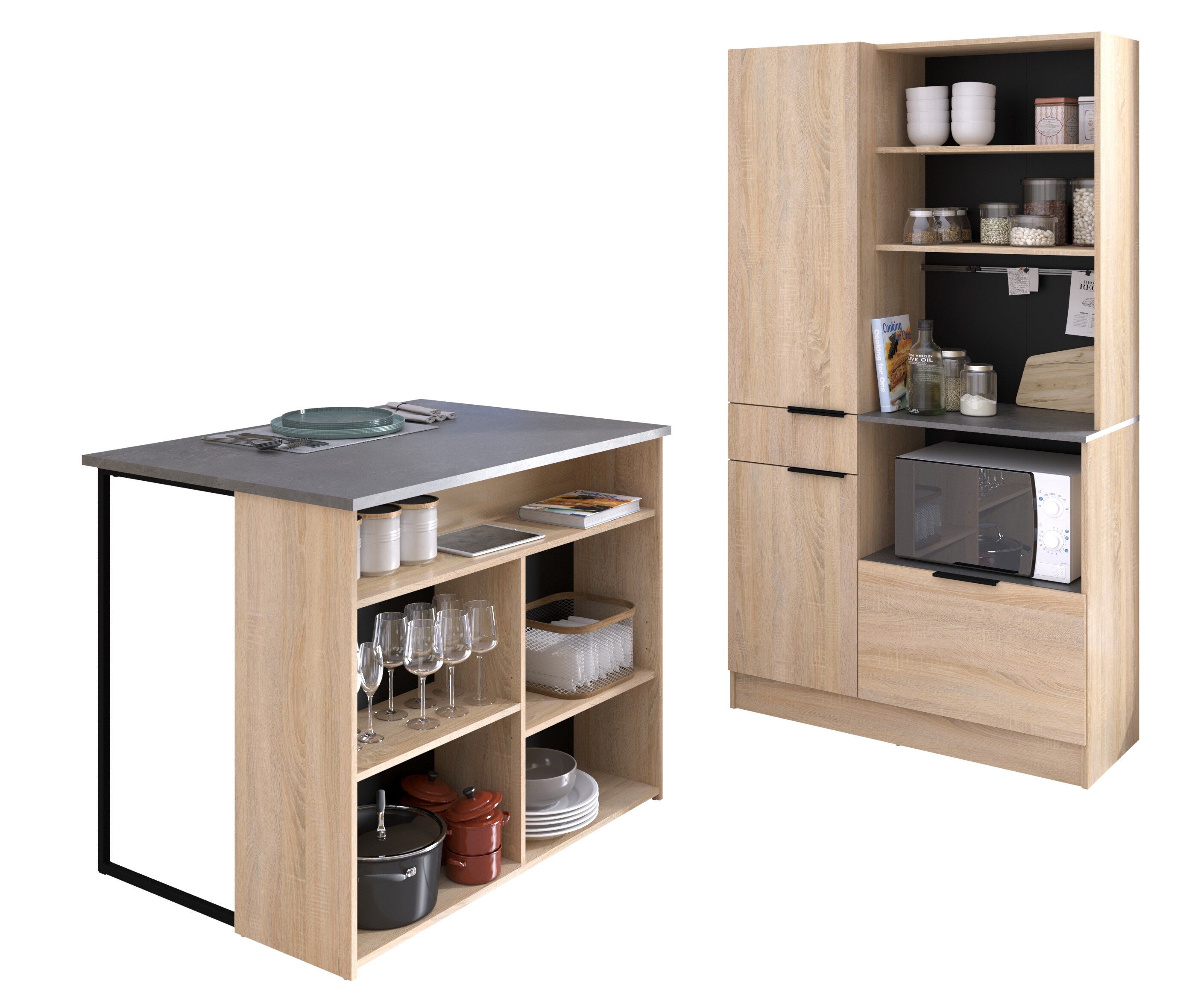 Parisot Küchenbuffet Set 