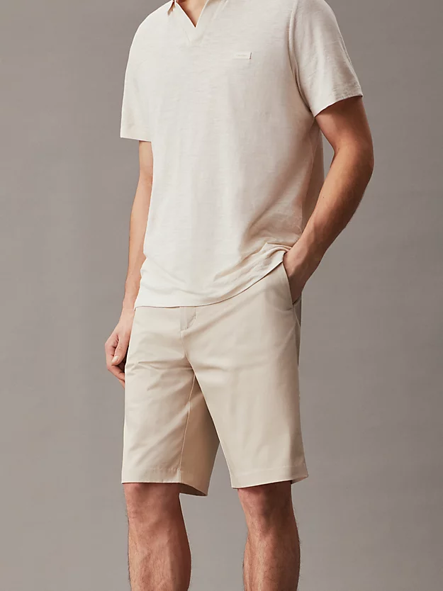 Shorts de cetim elástico