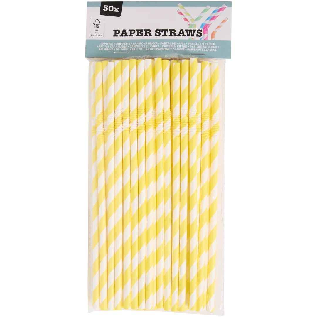 Pailles en papier