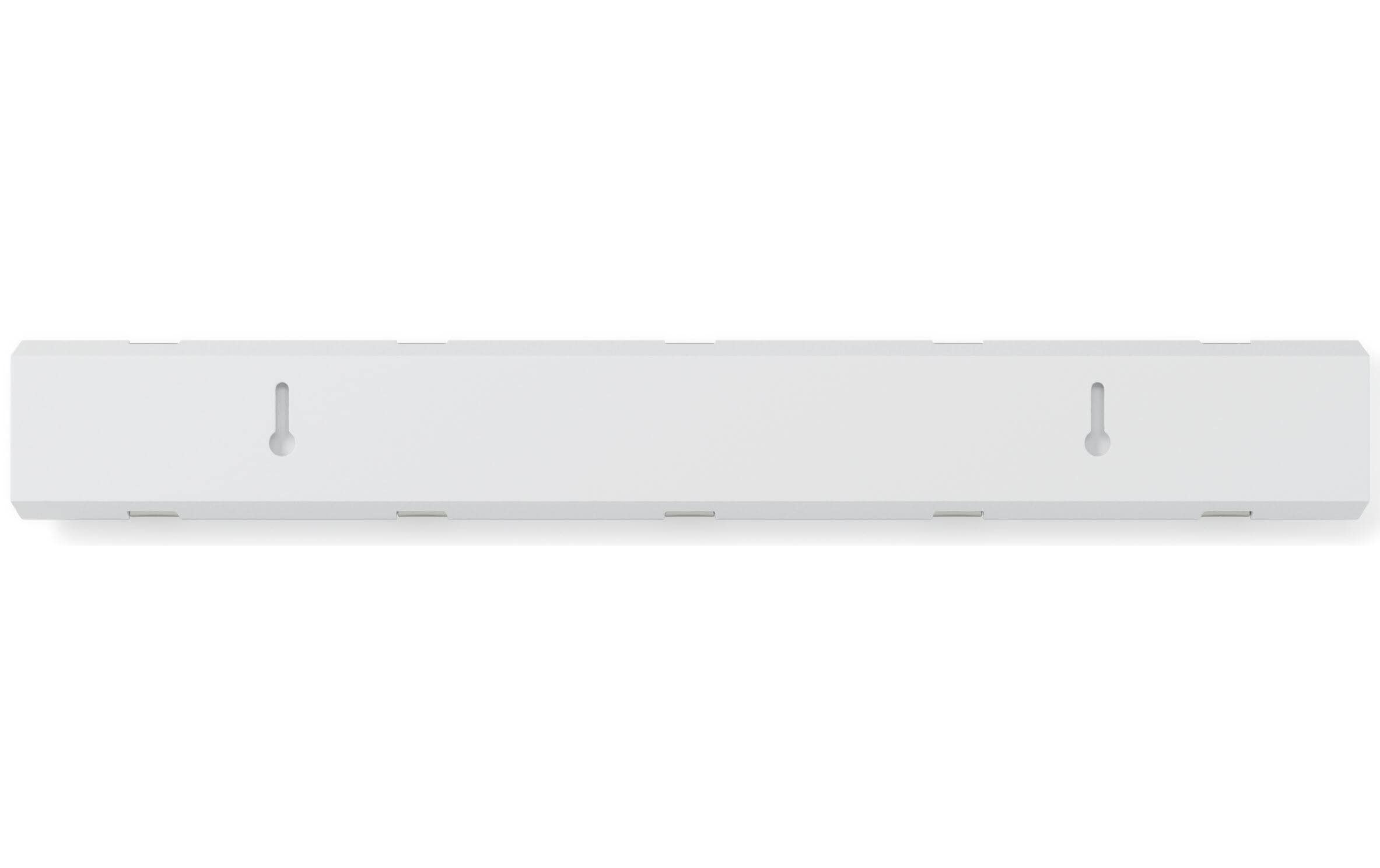 Wandgarderobe Flip 5 Haken, Weiss/SilberGarderobenhaken zum Einklappen