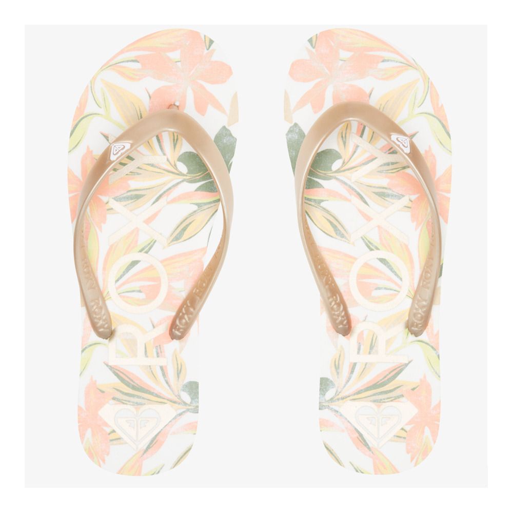 Roxy TAHITI VII - Tongs Femme white/champagne