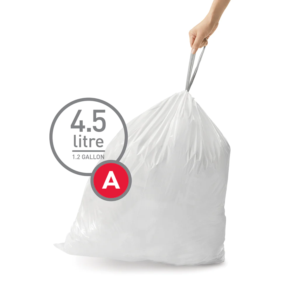 Pack de 20 sacs poubelle 4,5L code A Simplehuman