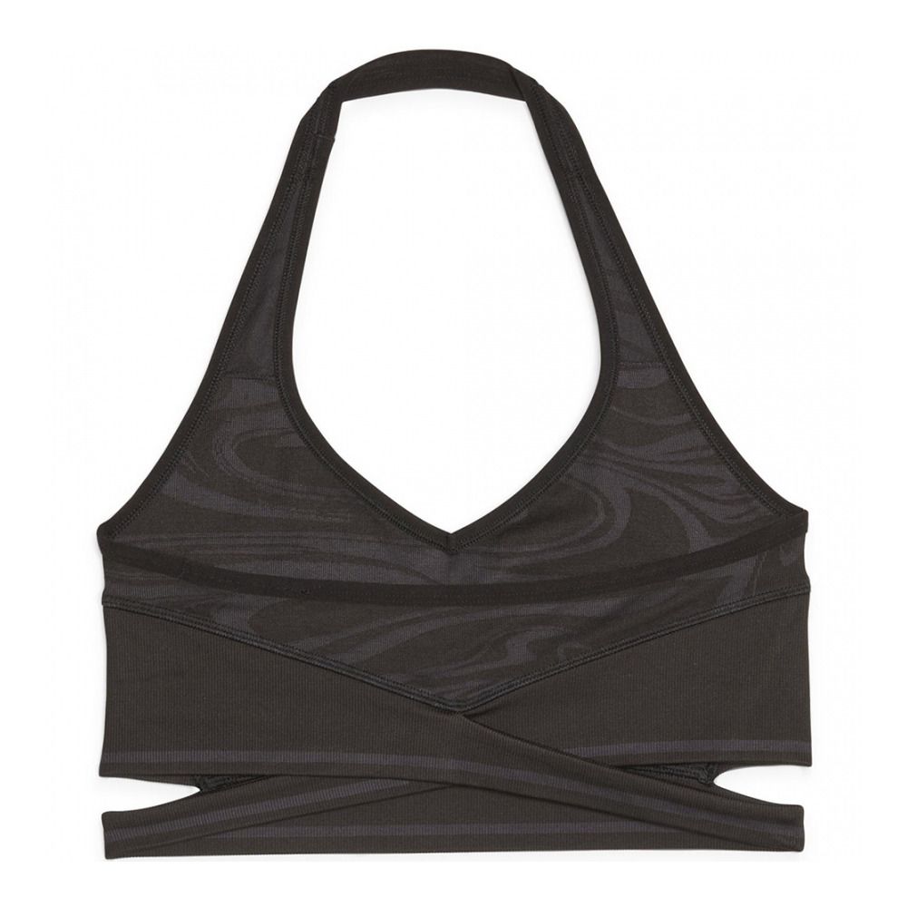 Puma LOW BRA - Brassière Femme puma black/strong gray