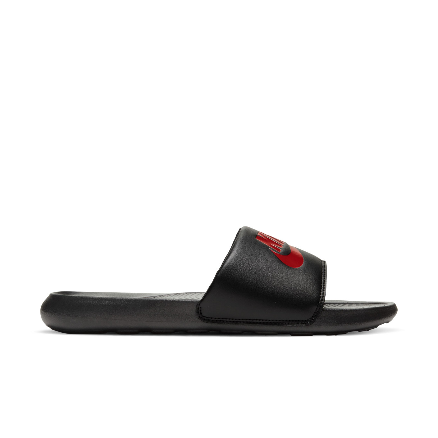 Nike Victori One Slippers Zwart Rood Zwart