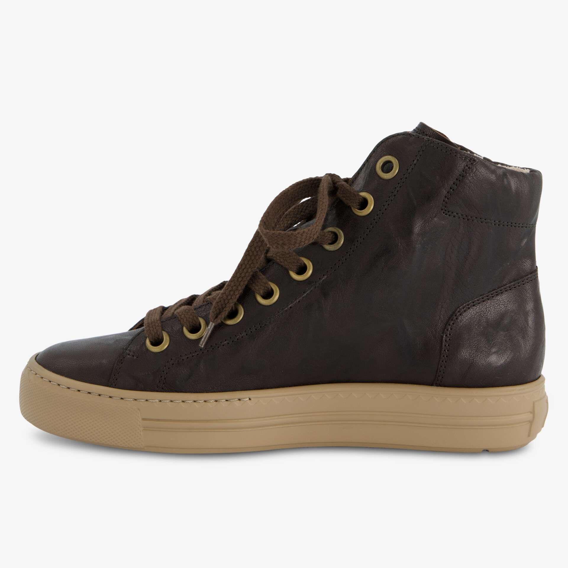 paul green Damen Schnürstiefeletten braun