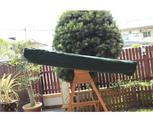 Garden Place Elin vervangende luifel voor Hollywood schommels, 235,5 x 107 x 15 cm, polyester, groen