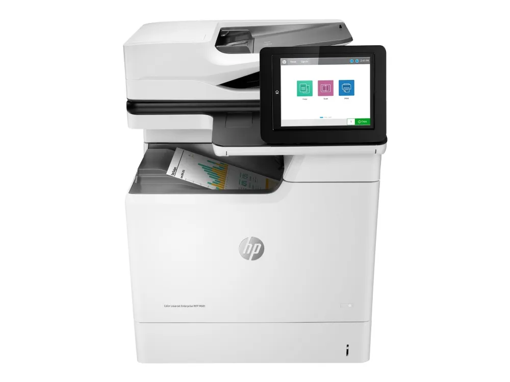 HP Color LaserJet Enterprise MFP M681dh - Multifunktionsprinter - farve - laser - 215.9 x 863.6 mm (original) - A4/Legal (medie) - op til 47 spm (kopiering) - op til 47 spm (udskriver) - 650 ark - USB 2.0, Gigabit LAN, USB 2.0 vært