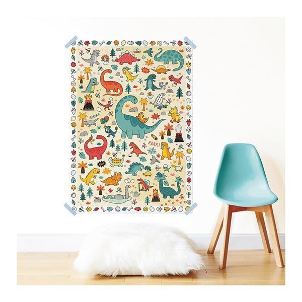 POPPIK Sticker Kreativ Poster Dinosaurier