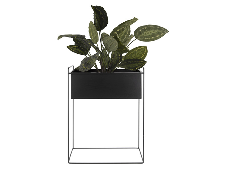 Plant Pot Set Essence Straight PT3699BK Black