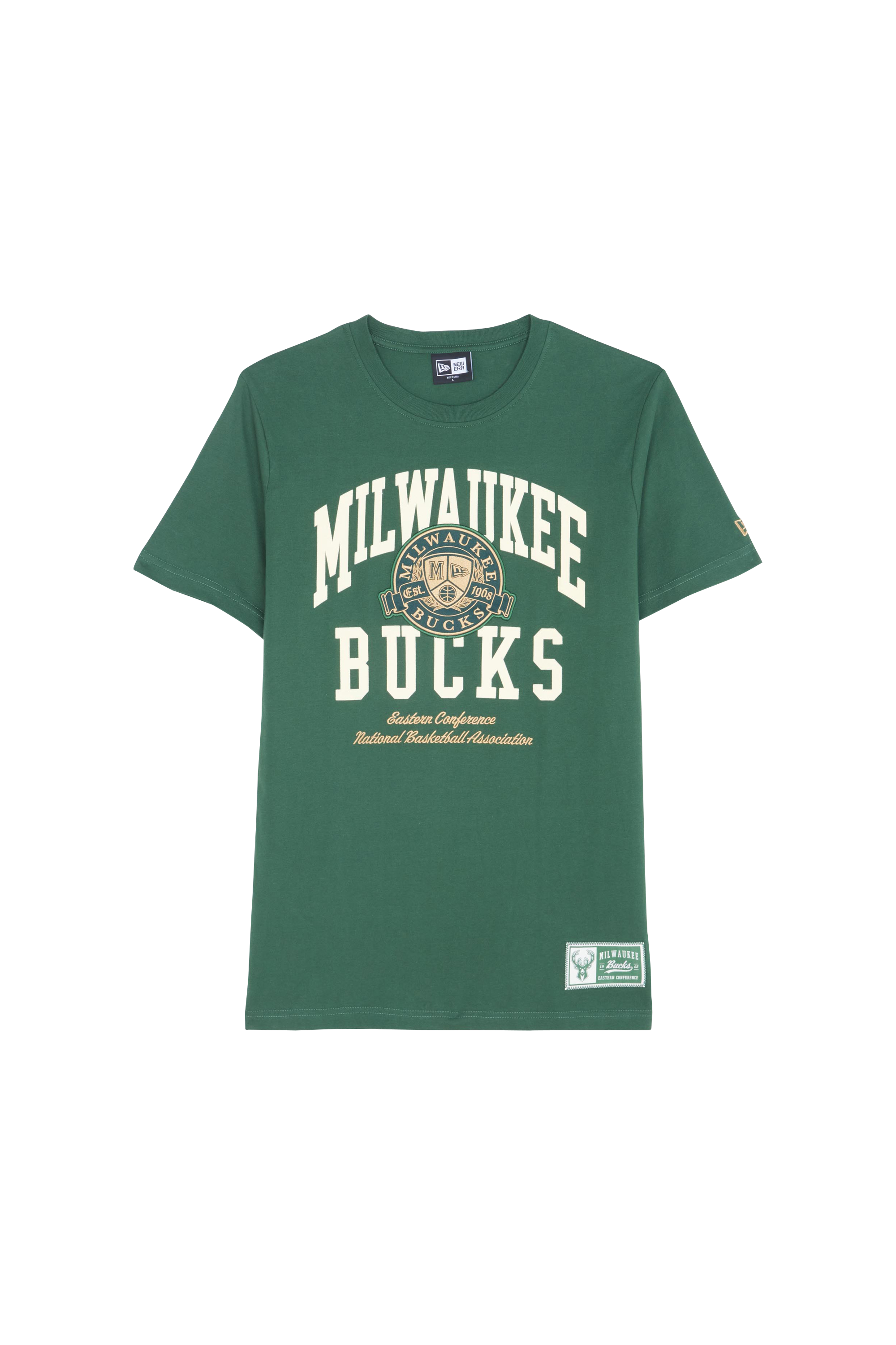 NEW ERA T-shirt LETCLAS MILWAUKE Vert