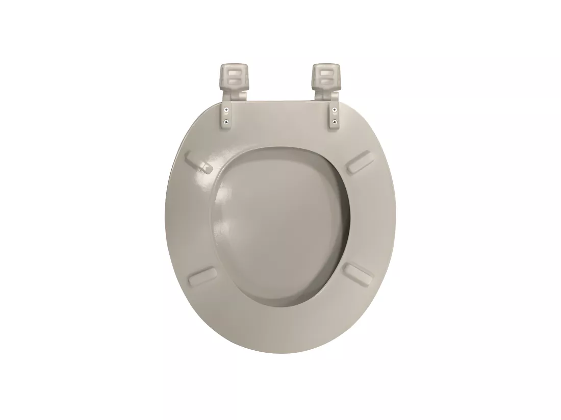 Abattant WC 37 x 47 cm Vitamine Taupe - MDF