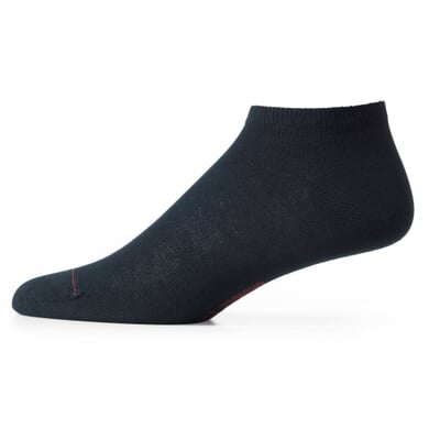 Unisex Sneaker-Socke, Schwarz