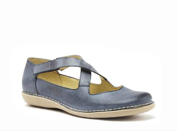 Chacal ballerines femme 6600 bleu
