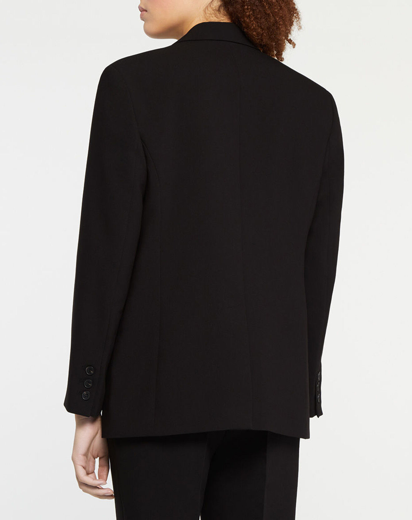Galeries Lafayette Veste blazer droite Paul noire