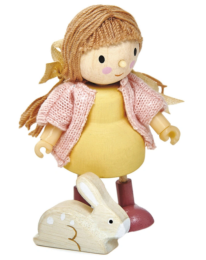 Puppenhaus-Figur AMY MIT HASE