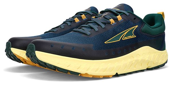 Chaussures Trail Altra Outroad 2 Bleu Jaune Homme