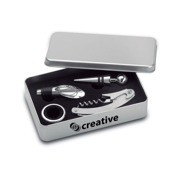 GiftRetail MO7843 - WINORY Set d'accessoires à vin