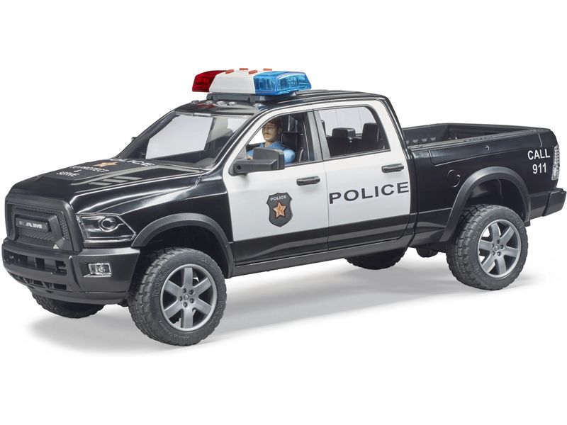 Bruder Spielwaren Polizei Pickup mit Polizist Polizeifahrzeug