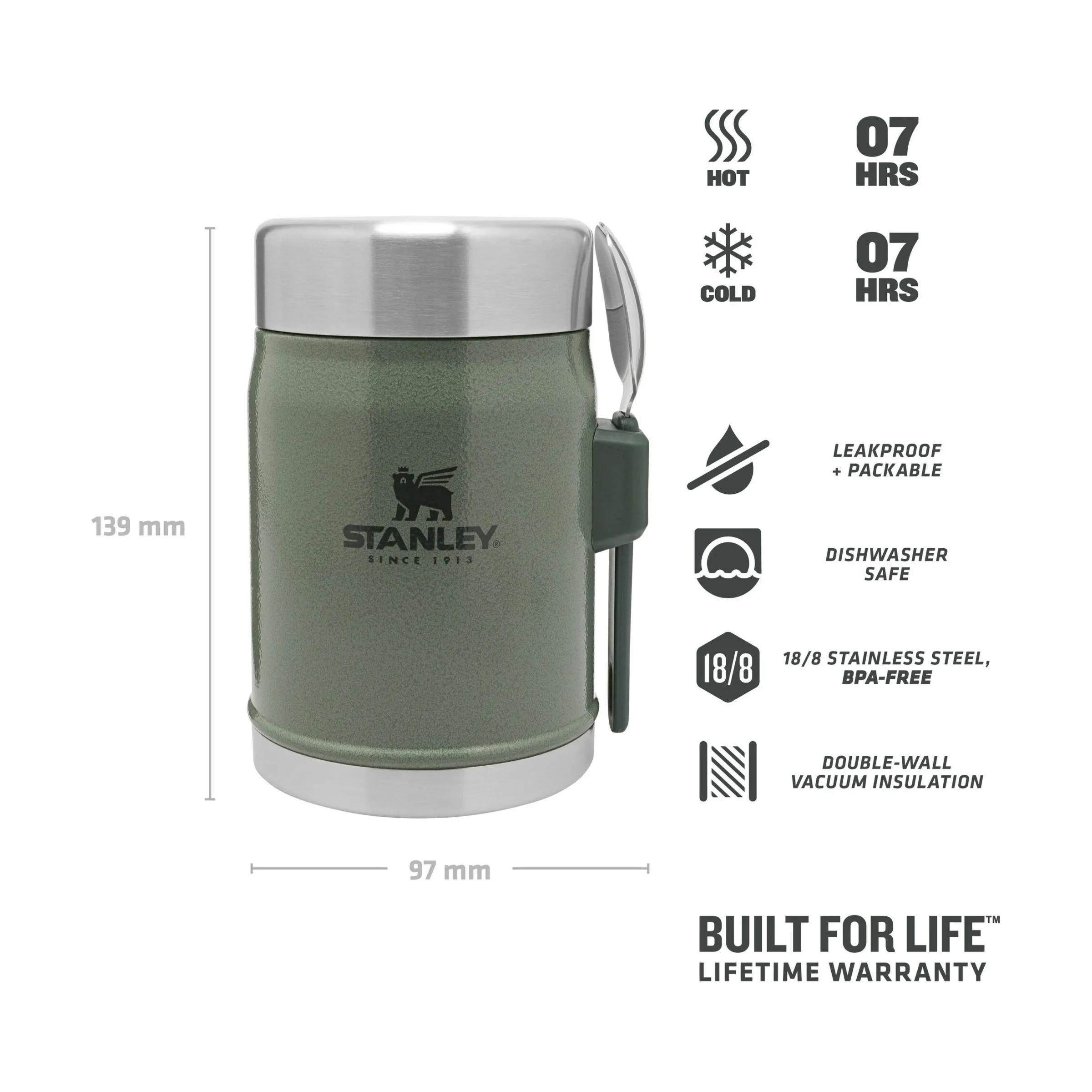 Stanley Classic Legendary Madtermokande inkl. ske