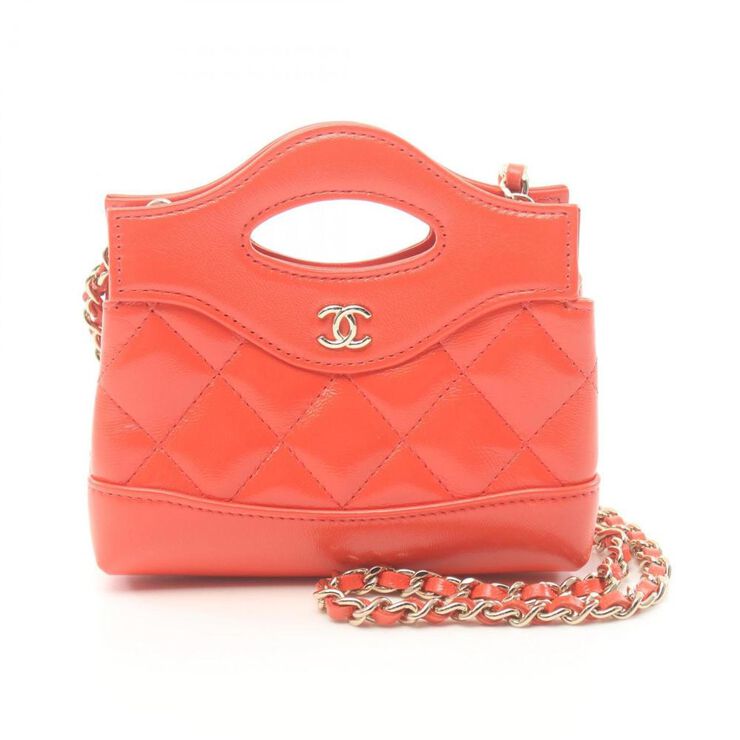 Chanel Vintage Chanel Handbag Orange