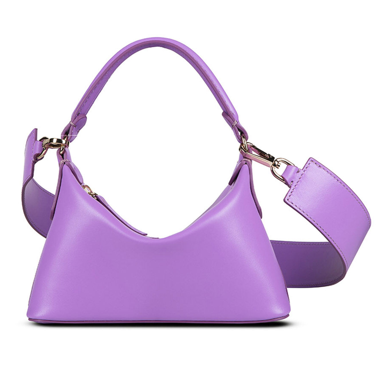 Leonie Hanne x Liu-Jo Sac à main en Cuir Mini Hobo Leonie Hanne X Liu Jo violet - 13x19x7.5 cm