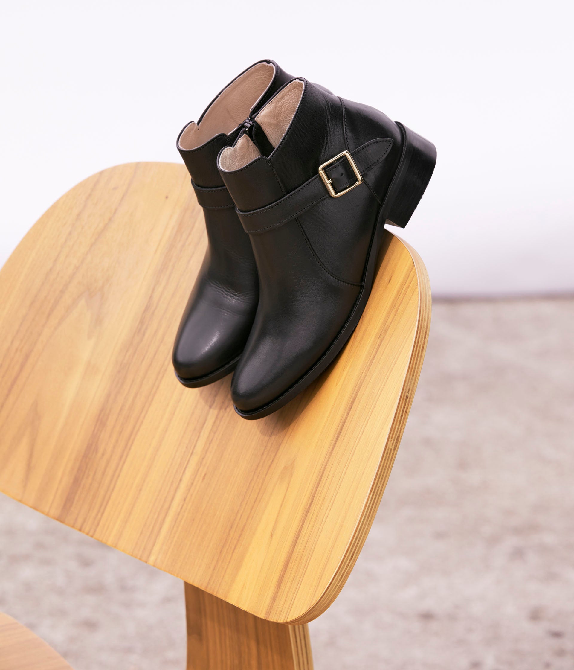 Bottines noires Post