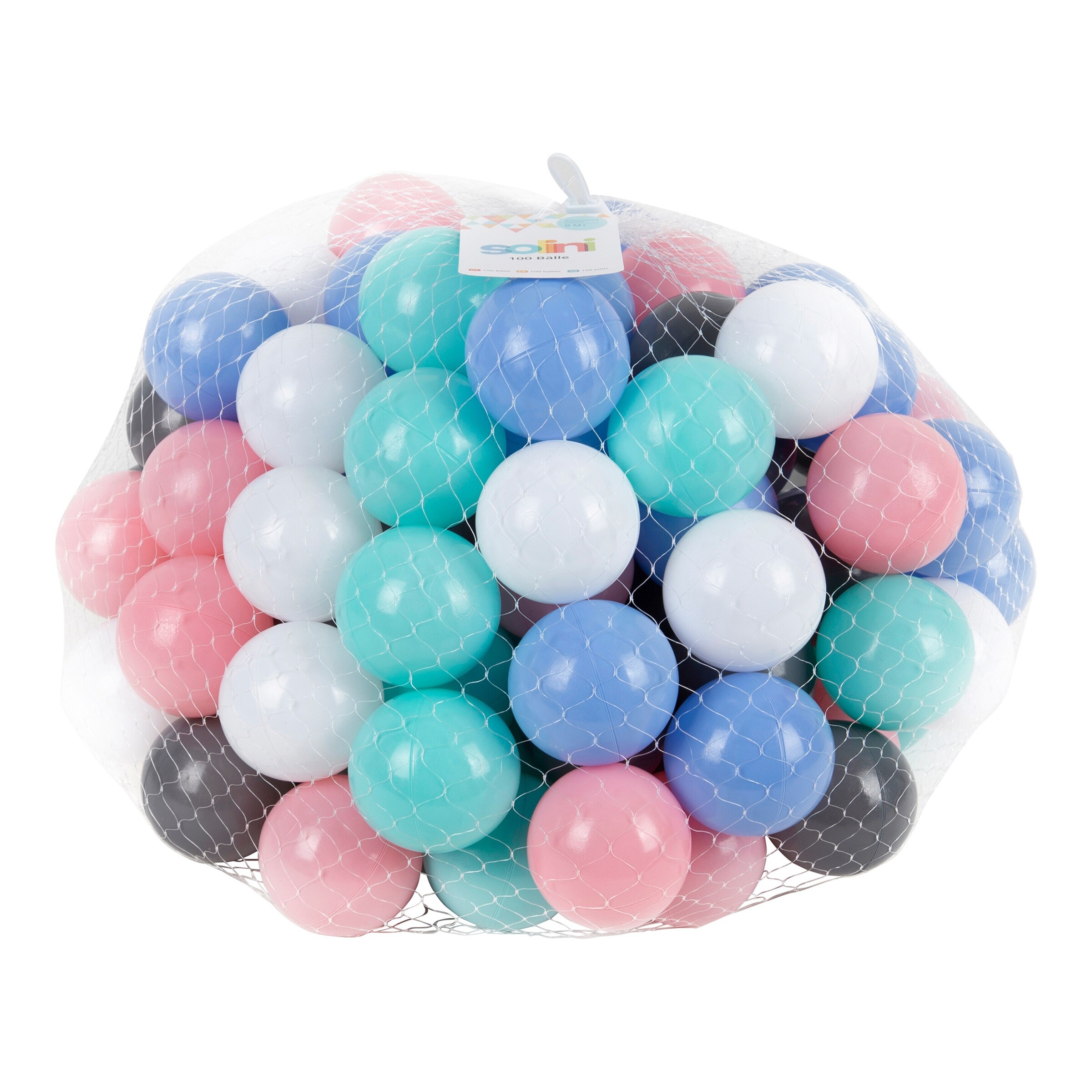 solini Bälle 100 Stück pastell