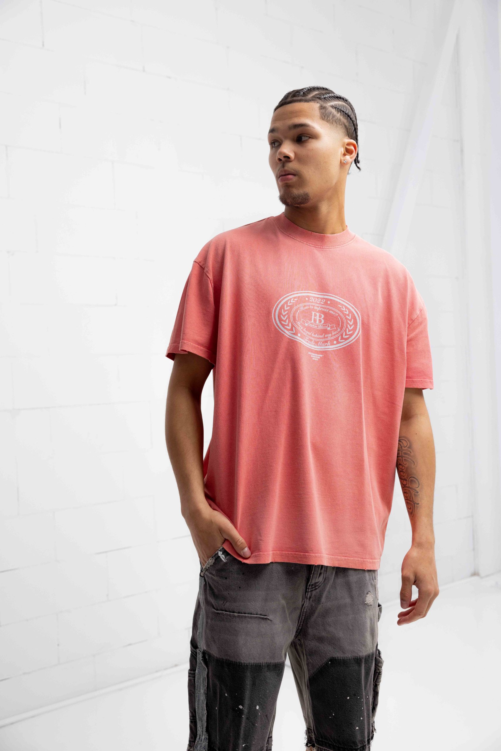 Fearless Blood T-Shirt Heren Rood