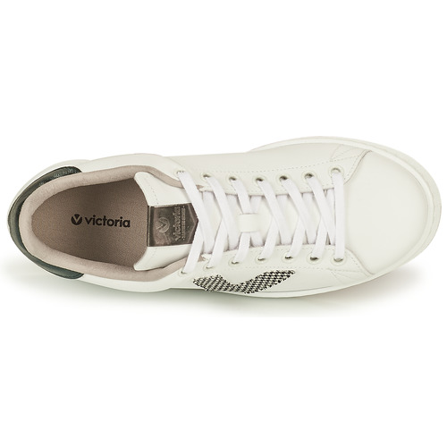 Victoria - TENIS VEGANA GAL - Blanc / Gris