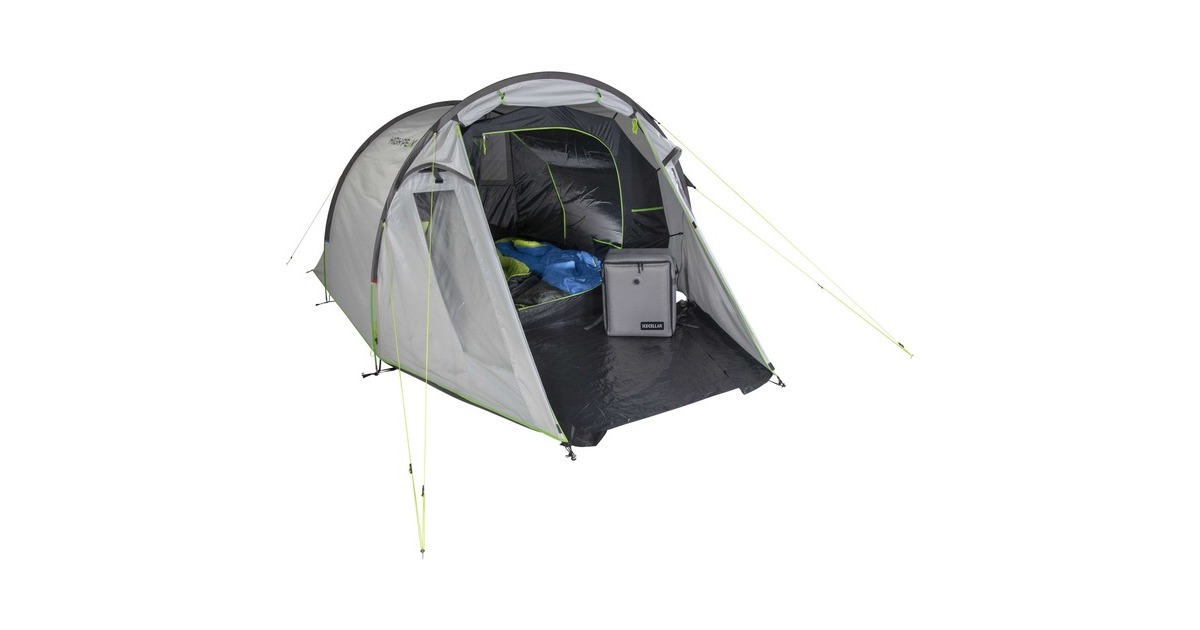 High PeakAscoli 3.0 tent  (Grijs/neongroen)
