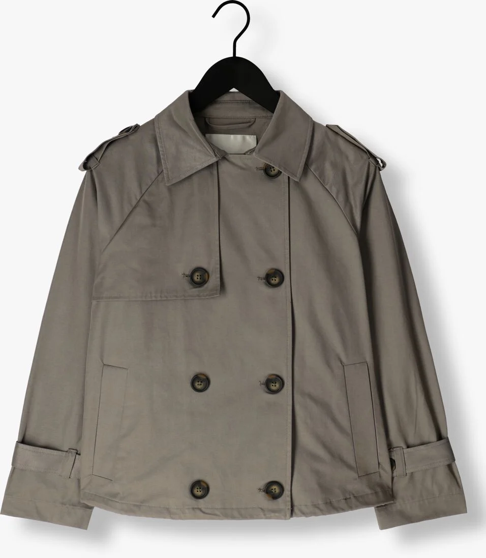 MY ESSENTIAL WARDROBE olijf my essential wardrobe jack miramw short trenchcoat