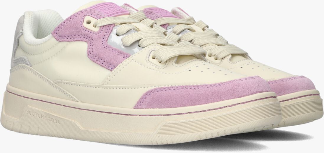 SCOTCH & SODA paarse scotch & soda lage sneakers elli