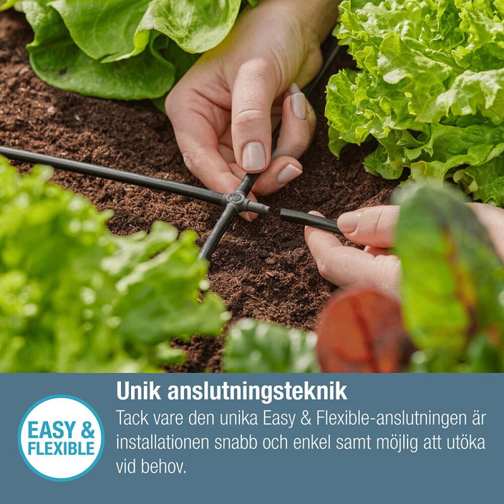 KRYSSKOBLING GARDENA MICRO-DRIP-SYSTEM 3/16