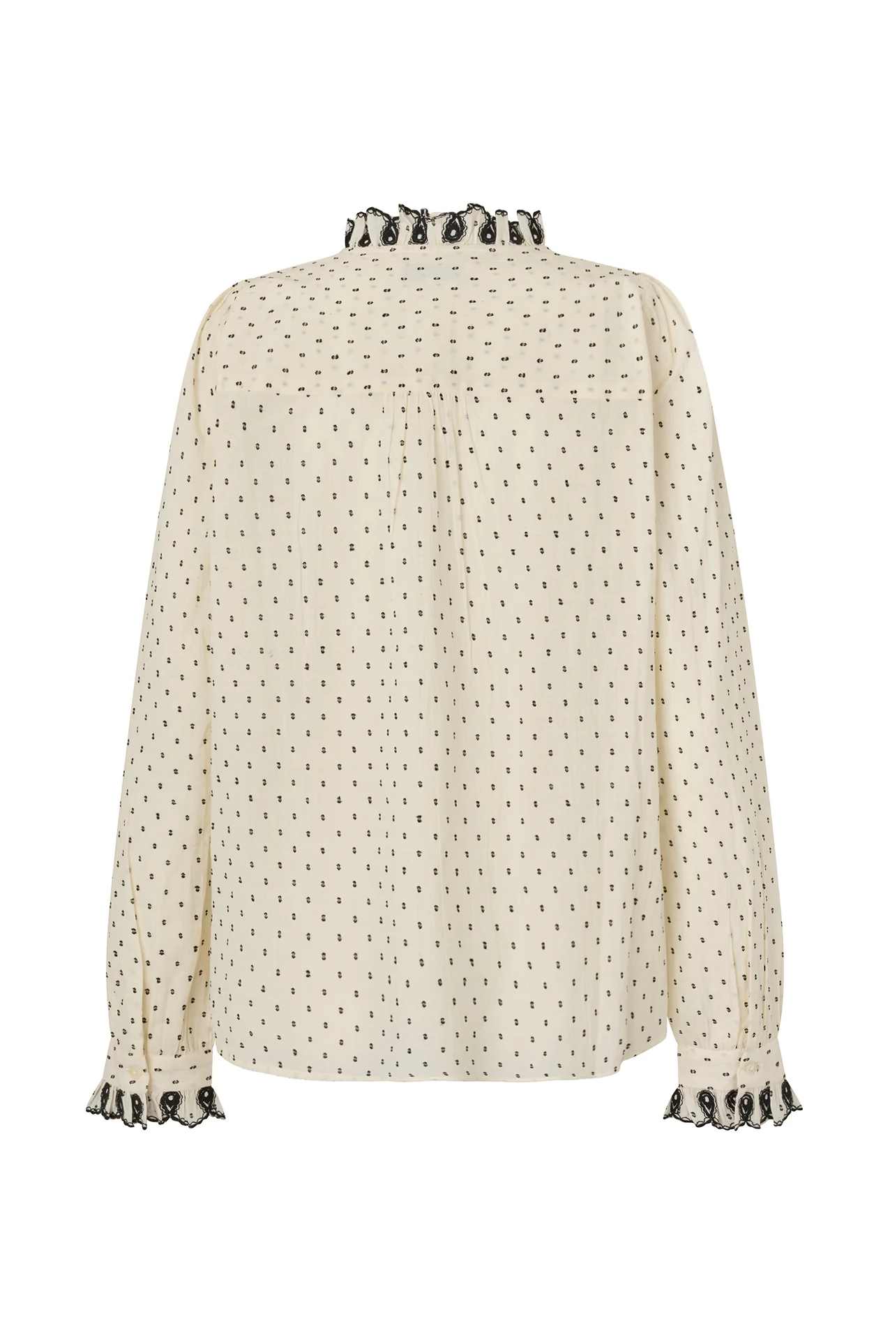 Lollys Laundry  Riverll skjortebluse - Creme