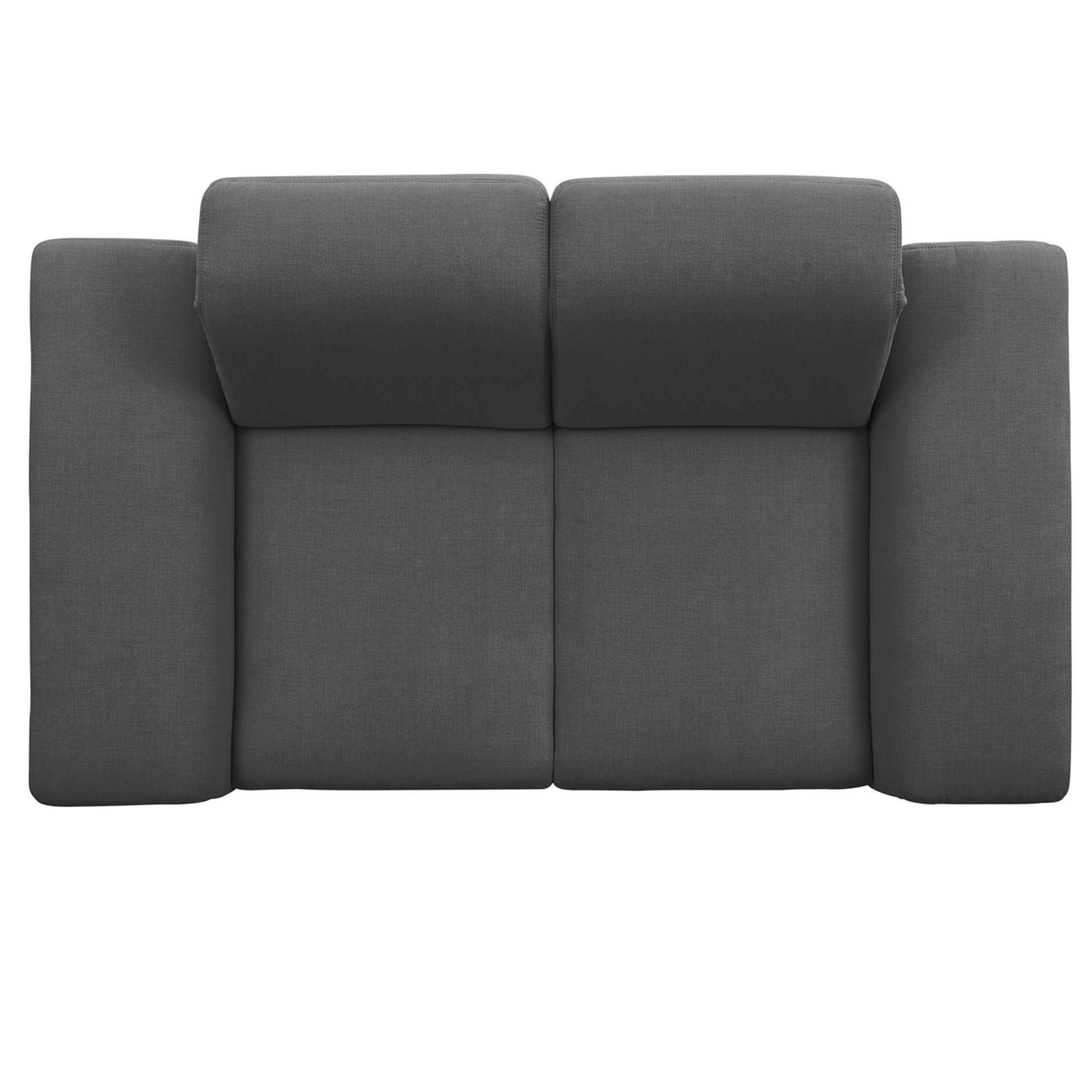 polsterpower 2,5-Sitzer Boxspringsofa - Miro grau - Basismodell