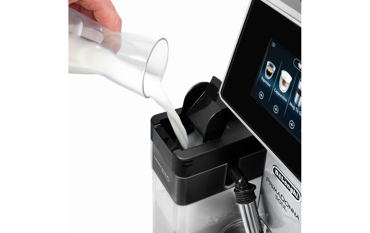 Kaffeevollautomat PrimaDonna Soul ECAM610.75.MB Metall<br>Vollautomat für Kaffee und Milchgetränke