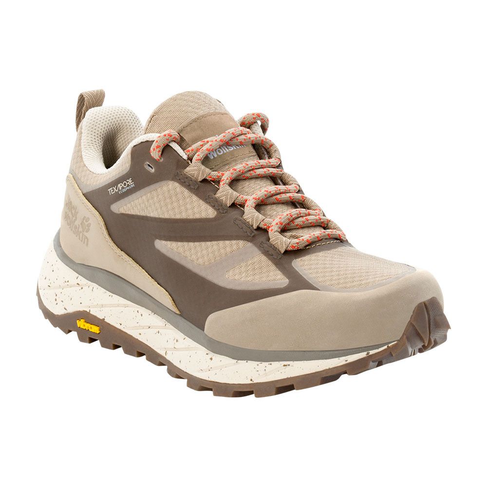 Jack Wolfskin TERRAVENTURE TEXAPORE LOW - Chaussures de randonné Femme beige/light beige