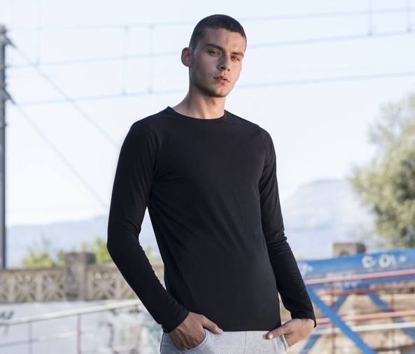 Skinnifit SF124 - Tee-Shirt Stretch Homme Manches Longues