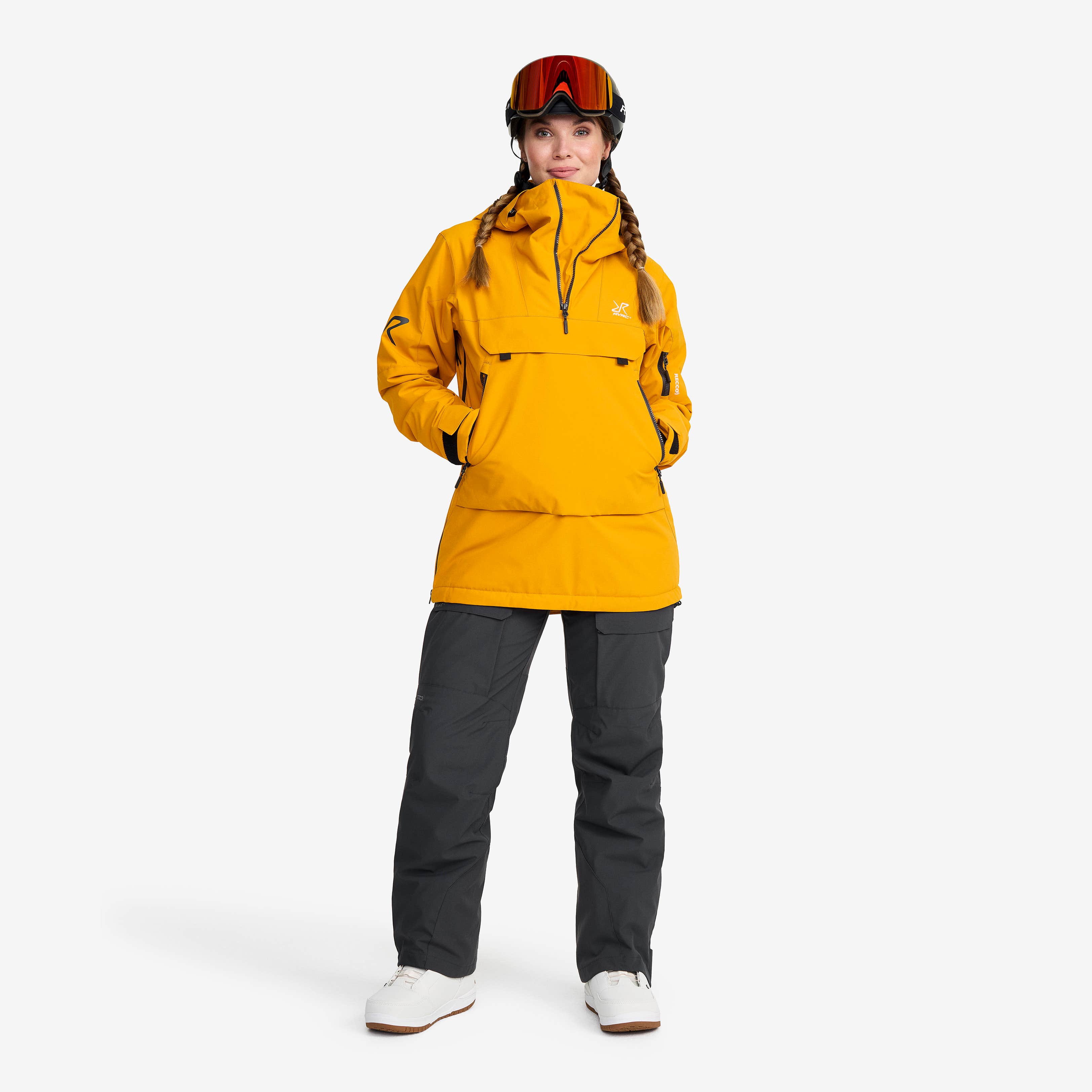 Halo 2L Insulated Ski Pants Dame Anthracite