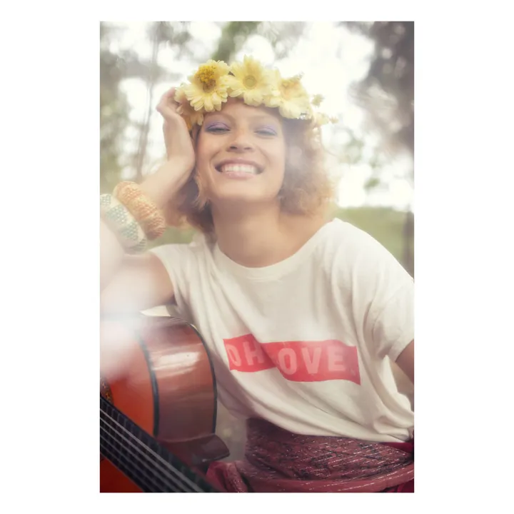 Sisters Department T-shirt Louise Coton et Lin | Blanc